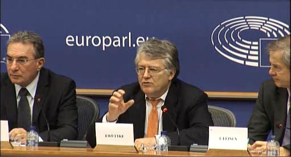 President Jörg Wuttke Presents to European Parliament